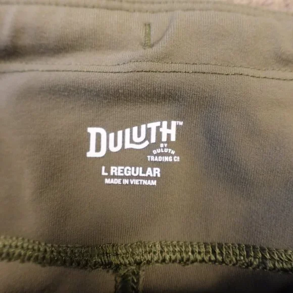 Duluth Trading NoGA Namastash Bootcut Pants Women’s Large Green Stretch Workwear - Picture 3 of 14